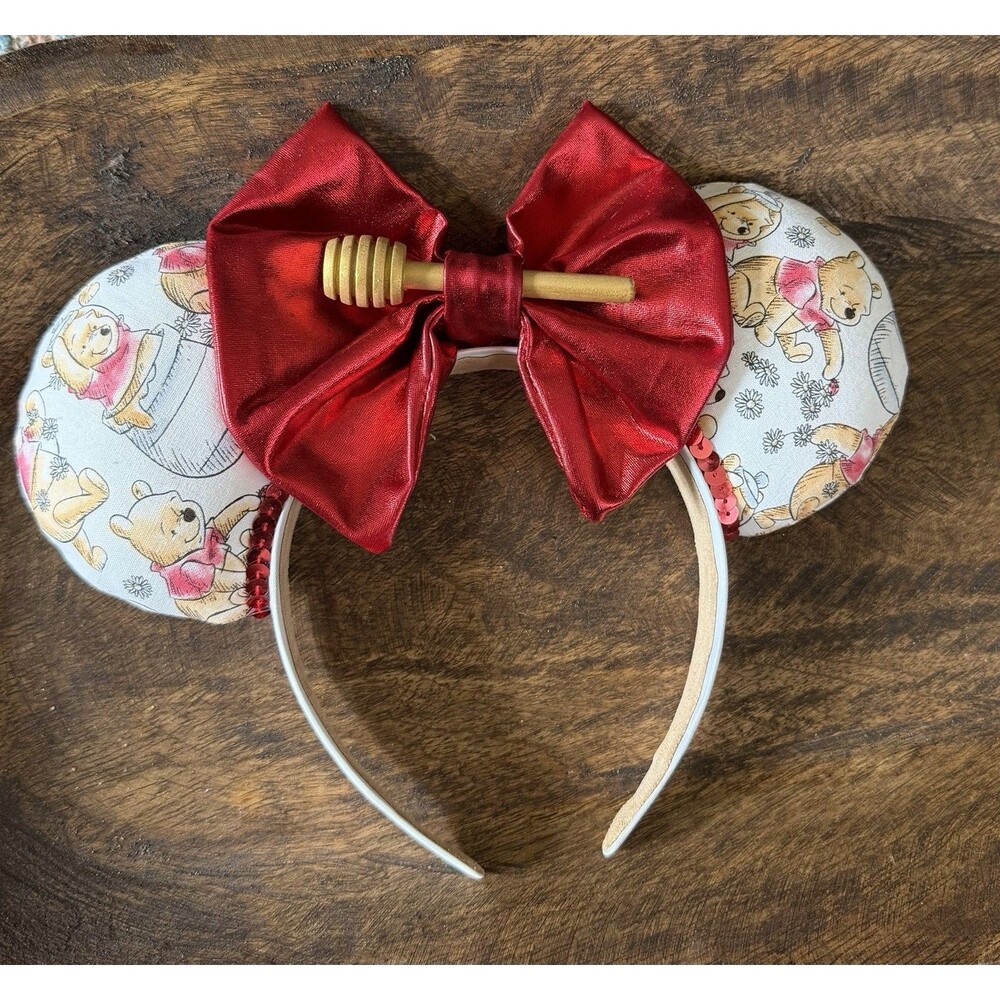 Winnie The Pooh Disney Ears Headband With Bow